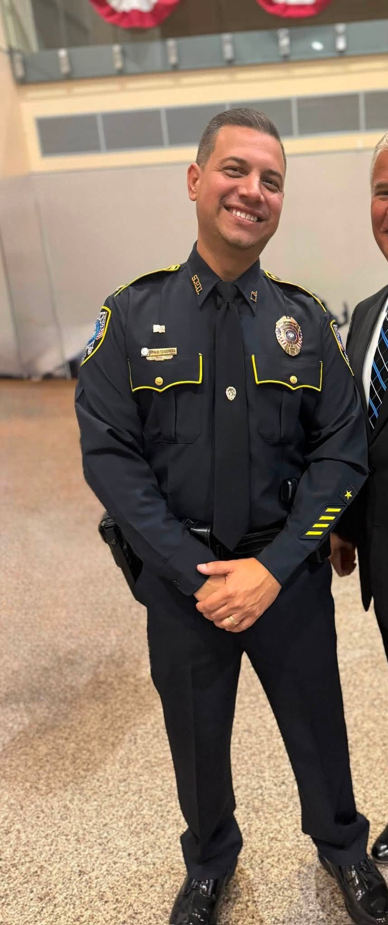 Daniel Seuzeneau in his Slidell Police chief's uniform