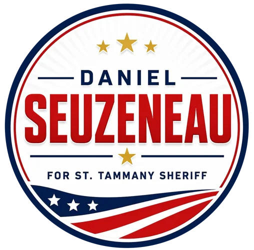 Daniel Seuzeneau for St. Tammany Sheriff Round Logo